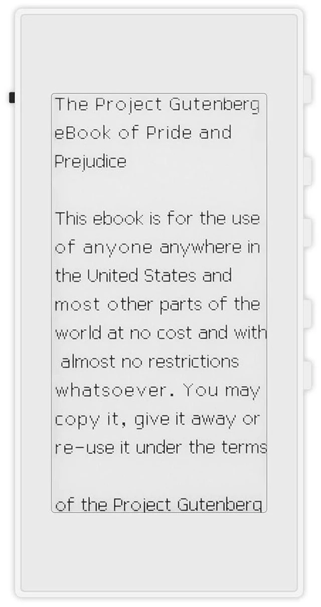 Main image of Mini E-Book Reader 2.66 Inch Display Ink Screen E Reader Devices for Viewing TXT & EPUB Files 32GB with Backlit, Dark Mode, Modify Font Size, Automatic Page Flipping Function (White Panel)