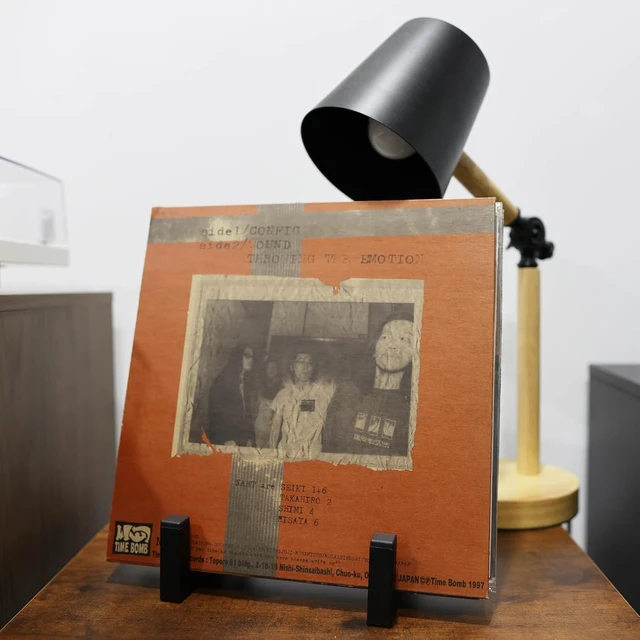 Alt view image 7 of 7 - Vinyl Record Holder, 2 Pcs Metel Tabletop Record Display for Album Magazine Black Record Stand, Now Playing Vinyl Record Stand