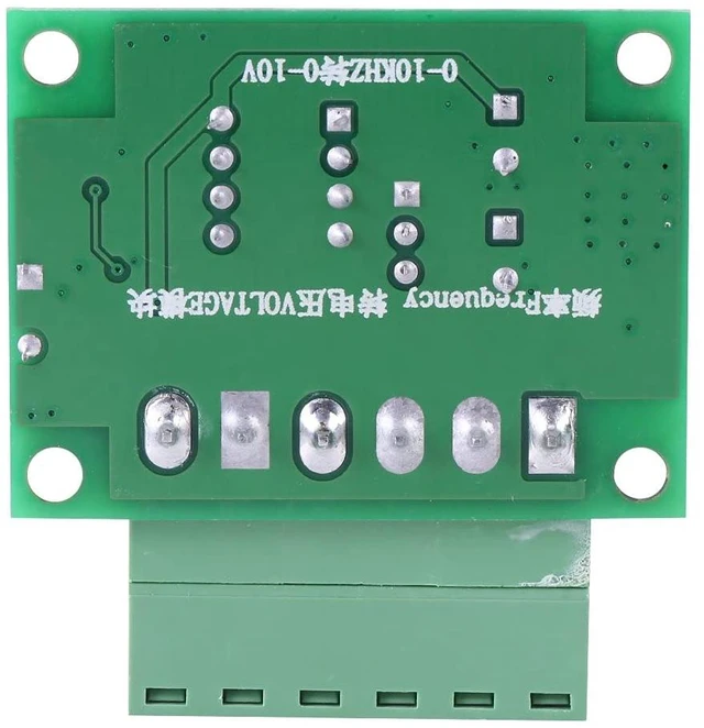 Alt view image 5 of 7 - 0-10KHz to 0-10V Frequency to Voltage Converter Module F/V Digital to Analog Board for Switching PLC and VFD Inverter PWM to Voltage Digital Analog Board