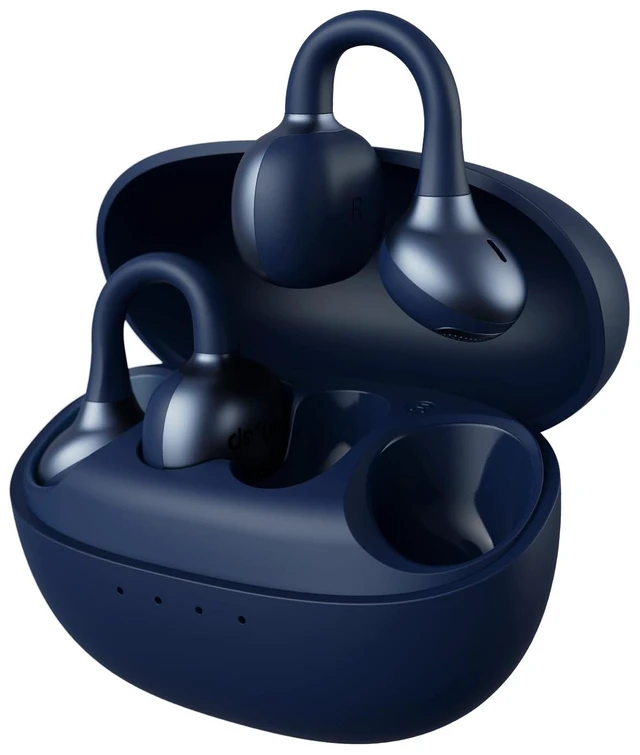 Main image of Open-Ear Headphones, Clip-On Earbuds-Wireless Bluetooth Earbuds with Microphone-Secure, Lightweight (Blue)