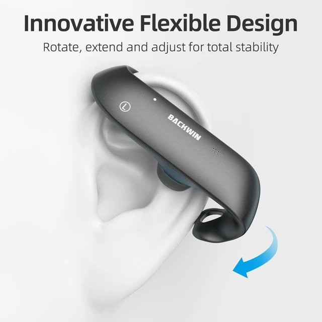 Alt view image 6 of 6 - Wireless Earbuds, Bluetooth 5.4 100H Playtime Headphone with Mic, Stereo Sound, Easy Button Controls, Ultra-Comfort Snug Fit Sports Ear Buds for Sports Meeting Running Workout Gym (Orange)