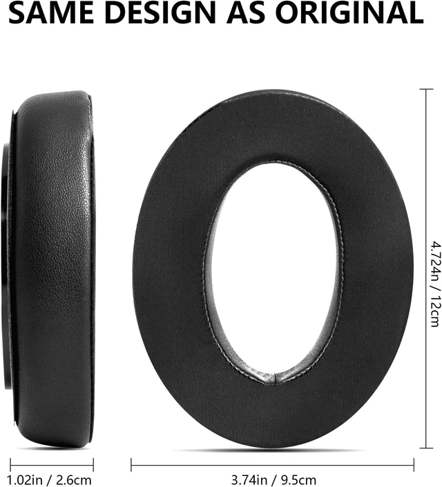 Alt view image 3 of 7 - GVOEARS Cooling-Gel Earpads Cushions Replacement for Sennheiser HD650 / HD660 S / HD600 / HD6XX / HD58X / HD580 / HD565 / HD545 / HD535 Headphones, Ear Pads with Memory Foam, Added Thickness