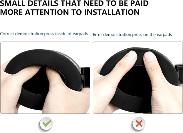 Alt view image 5 of 7 - GVOEARS Cooling-Gel Earpads Cushions Replacement for Sennheiser HD650 / HD660 S / HD600 / HD6XX / HD58X / HD580 / HD565 / HD545 / HD535 Headphones, Ear Pads with Memory Foam, Added Thickness