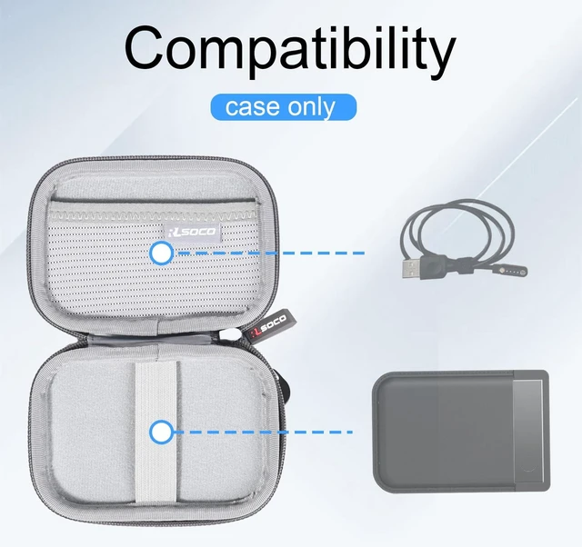Alt view image 2 of 7 - Carrying Case for Plaud Note Pro/Note AI Voice Recorder and Magnetic Protective Case - Grey (Case Only)