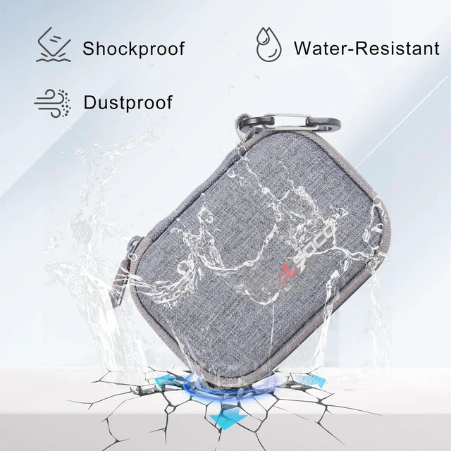 Alt view image 4 of 7 - Carrying Case for Plaud Note Pro/Note AI Voice Recorder and Magnetic Protective Case - Grey (Case Only)