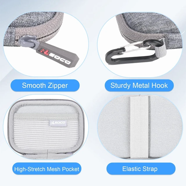 Alt view image 5 of 7 - Carrying Case for Plaud Note Pro/Note AI Voice Recorder and Magnetic Protective Case - Grey (Case Only)