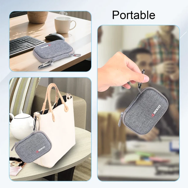 Alt view image 6 of 7 - Carrying Case for Plaud Note Pro/Note AI Voice Recorder and Magnetic Protective Case - Grey (Case Only)