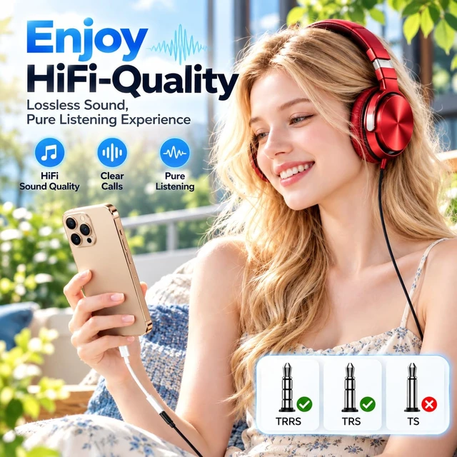 Alt view image 3 of 7 - 10 Pack USB C to 3.5mm Audio Adapter, Bulk Headphone Dongles for Office 10 Pack USB C Headphone Adapters with Hi-Res DAC and Braided Cable for Offices, Schools, Labs, Teams and Shared Devices