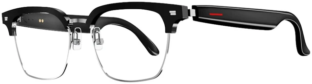 Main image of Smart Bluetooth Glasses,Blue Light Blocking,Hands-Free Calls,Music Voice Assistant,Open-Ear Eyewear for Work,Glasses with Speaker for Men and Women