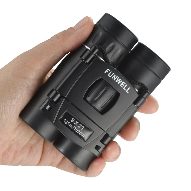 Main image of Mini Compact Lightweight 8x21 Small Binoculars for Concert Opera Sports Game Outdoors Hiking Travel Kids Bird Watching Christmas Gift