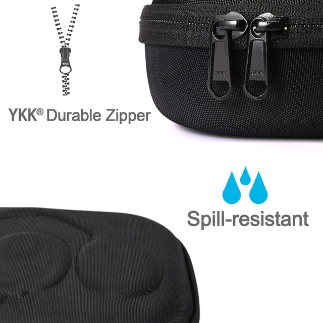 Alt view image 4 of 7 - Hard Travel Case for JBL Tune 710BT /JBL Live 650BTNC/ 400BT / 500BT and JBL Tune 510BT / 500BT / 660 BTNC/Bluetooth Headphone.-Black(Black Lining)
