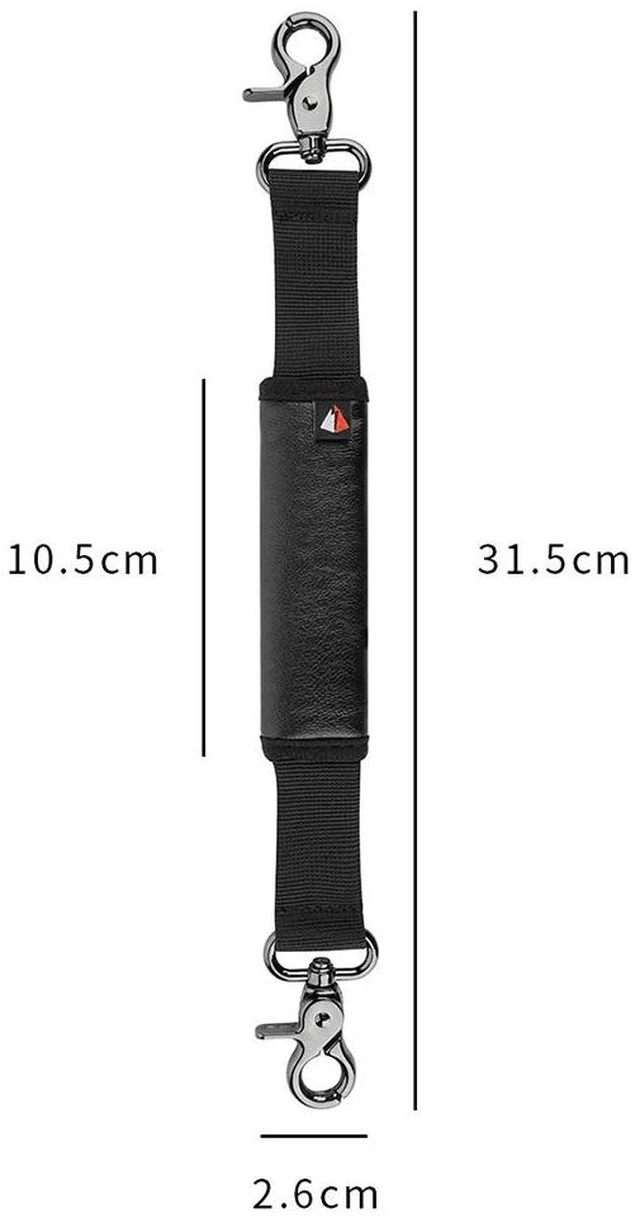 Alt view image 3 of 7 - Metal Heavy Duty Carrying Handle Grip Cabinet for Case Box Strap Handle with Buckles for Speakers Black