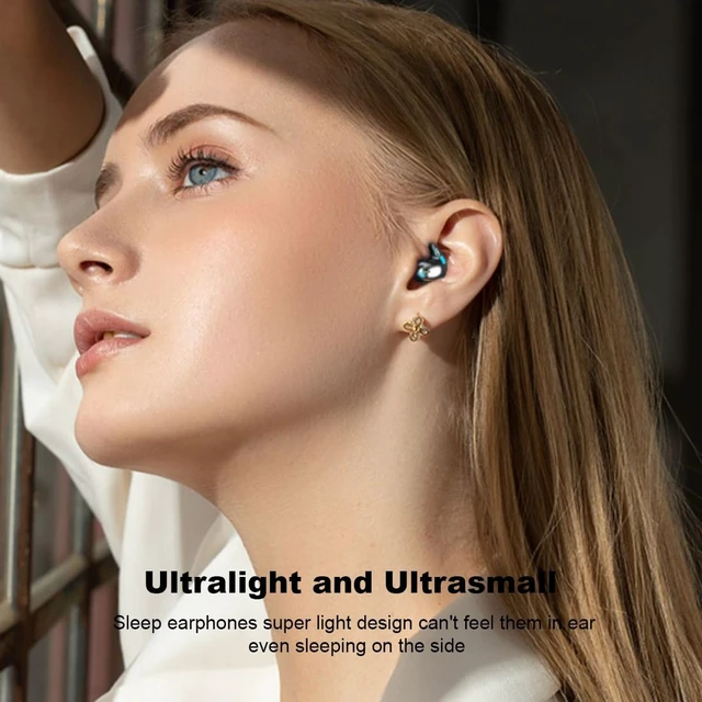 Alt view image 6 of 7 - Invisible Sleep Wireless Earphone, Ipx5 Waterproof Bluetooth Earbuds, Lightweight Sleep Headphones Bluetooth 5.3, Painless Invisible Sleep Earphones for Sensitive Sleeper, Long Battery Life (black)