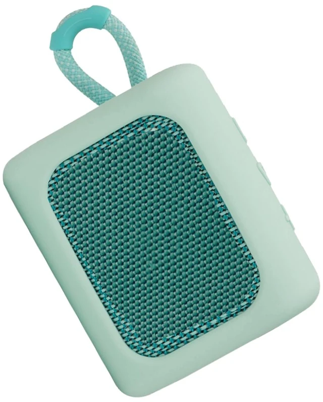 Main image of Silicone Case Compatible with JBL GO 3 Speakers, Mint Green Travel Carrying Case