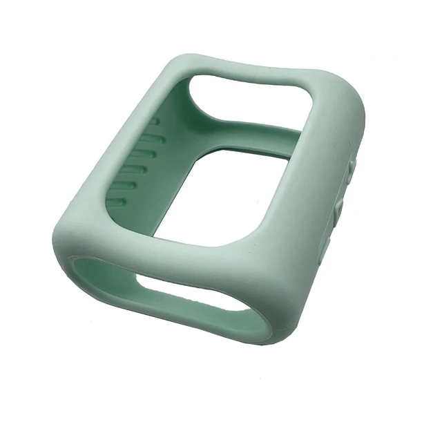 Alt view image 2 of 6 - Silicone Case Compatible with JBL GO 3 Speakers, Mint Green Travel Carrying Case