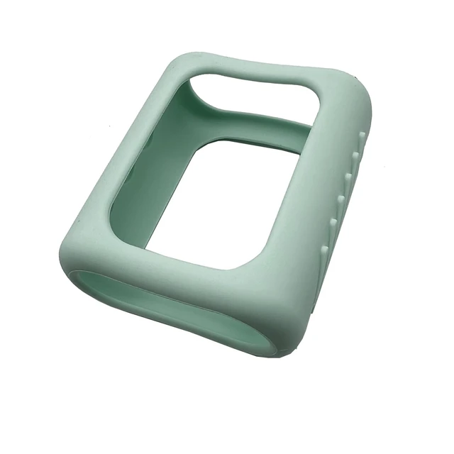 Alt view image 3 of 6 - Silicone Case Compatible with JBL GO 3 Speakers, Mint Green Travel Carrying Case