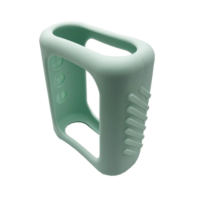 Alt view image 4 of 6 - Silicone Case Compatible with JBL GO 3 Speakers, Mint Green Travel Carrying Case