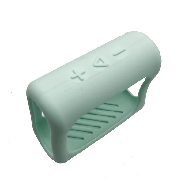 Alt view image 5 of 6 - Silicone Case Compatible with JBL GO 3 Speakers, Mint Green Travel Carrying Case