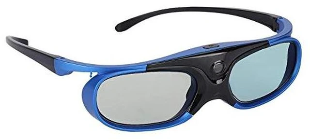 Main image of 3D Glasses, 144Hz DLP-Link Active Shutter Glasses with Rechargeable Battery for 3D Projectors, Goggles for Mainstream DLP Projectors