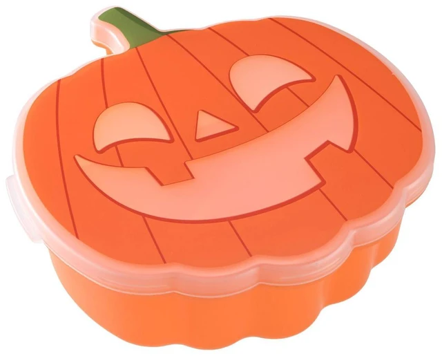Main image of Jack-O-Lantern Pumpkin Halloween Snack Box Food Storage Container