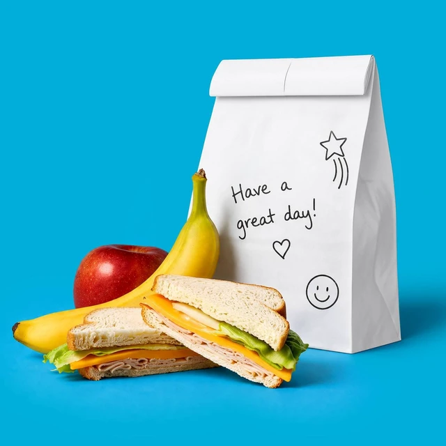 Alt view image 3 of 7 - White Lunch Storage Bags - Decorate Your Bag - 50ct
