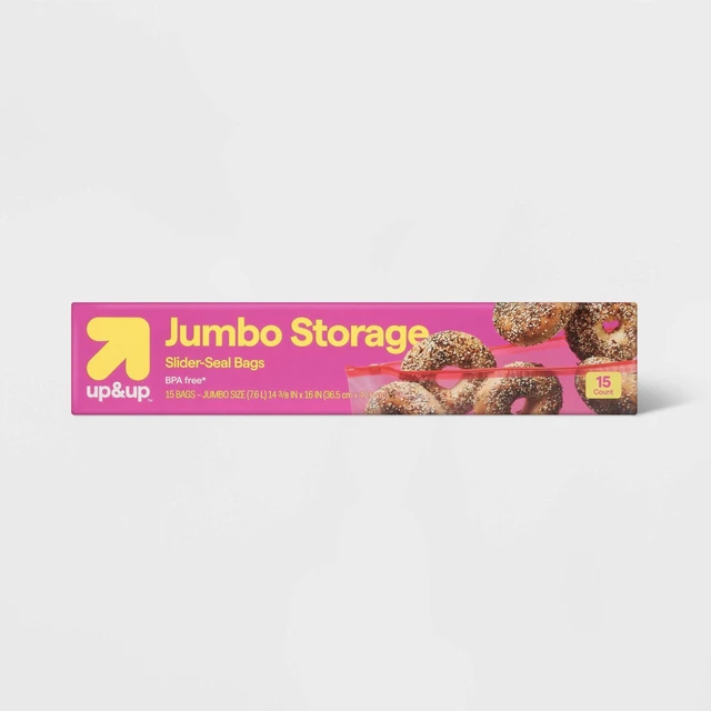 Main image of Jumbo Slider Storage Bag - 15ct