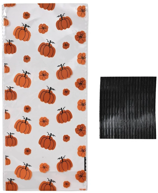 Main image of 20pk Halloween Twist Tie Treat Bags