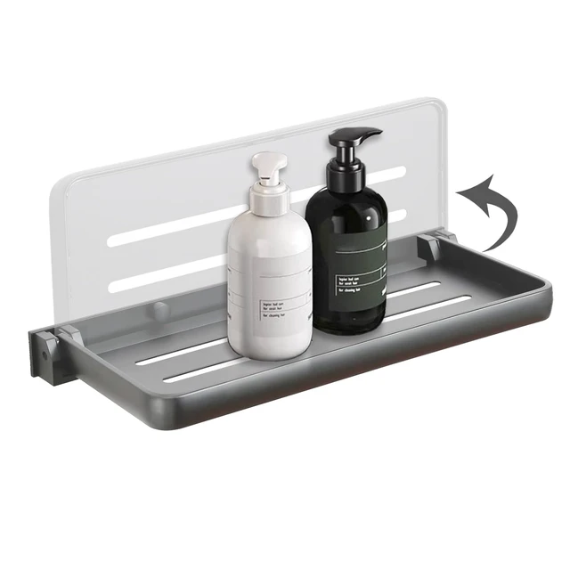 Main image of RV Aluminum Foldabling Shelf-Hidden,Small Folding Wall Shelves for Bathroom,VR,Campers,Kitchen.90°Folding Shelves for Room Wall,Waterproof and Space-Saving Foldable Shelf for Bathroom