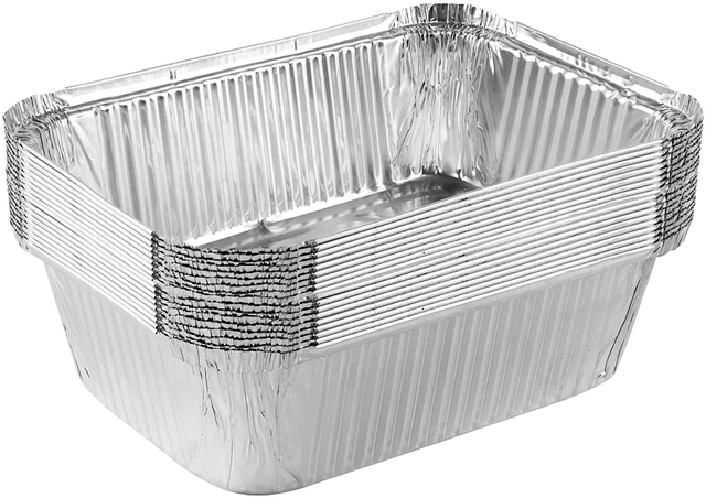Main image of Disposable 5 LB Aluminum Takeout Tin Foil Baking Pans Pack of 10