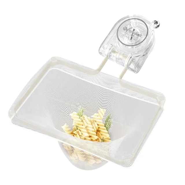 Alt view image 4 of 5 - Sink Strainer with 100 PCS Filter Mesh Bag, Food Waste Filter Basket, Suction Cup Folding Washing Vegetables and Fruits Drying Bag Holder(Grey)