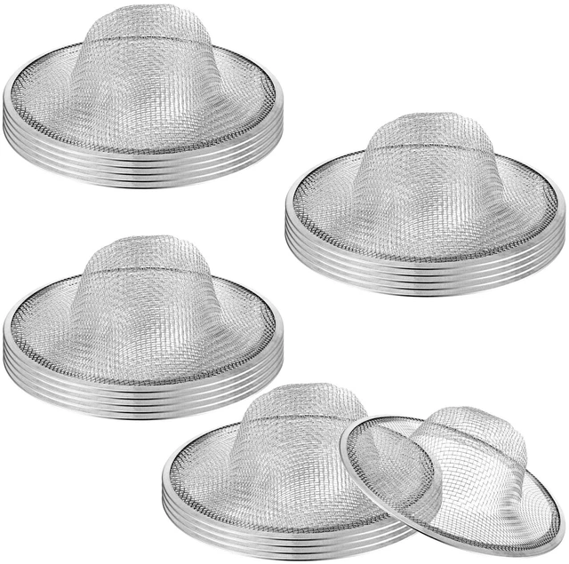 Main image of 20 Pcs Stainless Steel Sink Strainers, 4.5" Diameter Mesh Sink Drain Strainers, Slop Basket Filter Traps for Kitchen Sinks, Bathroom Sinks, Shower Drains, and Floor Drains