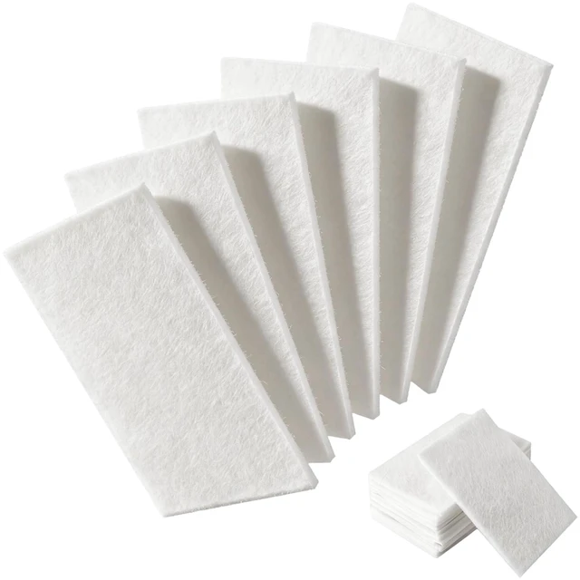 Main image of 12PCS White Non Woven Pads & Non Scratch Scrubbing Pads 4x6 Inch