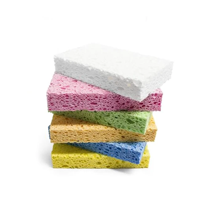 Alt view image 3 of 6 - ARCLIBER 6 Pack Cellulose Scrub Sponges Non-Scratch Heavy Duty Kitchen