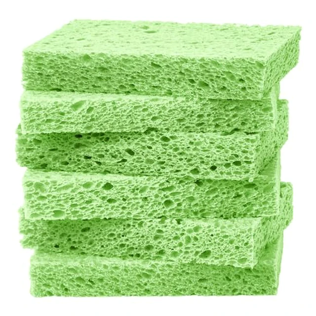 Alt view image 5 of 6 - ARCLIBER 6 Pack Cellulose Scrub Sponges Non-Scratch Heavy Duty Kitchen