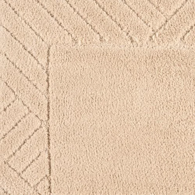 Alt view image 3 of 6 - 48x17 Long Bathroom Runner Rugs Beige, Non Slip Washable Bath Rugs