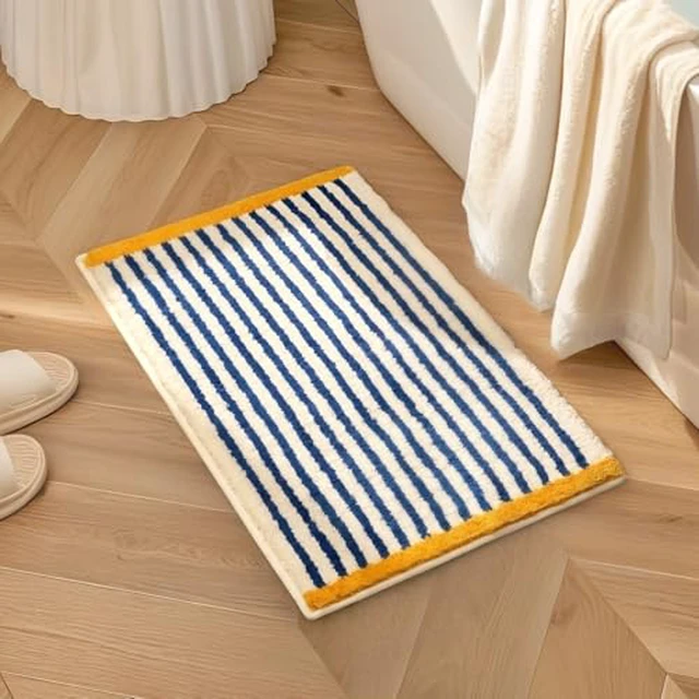 Alt view image 2 of 5 - GIB Bathroom Rugs 24"x16", Extra Soft Absorbent Non Slip Washable Bath Mat