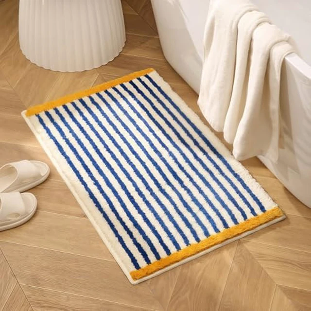 Alt view image 3 of 5 - GIB Bathroom Rugs 24"x16", Extra Soft Absorbent Non Slip Washable Bath Mat