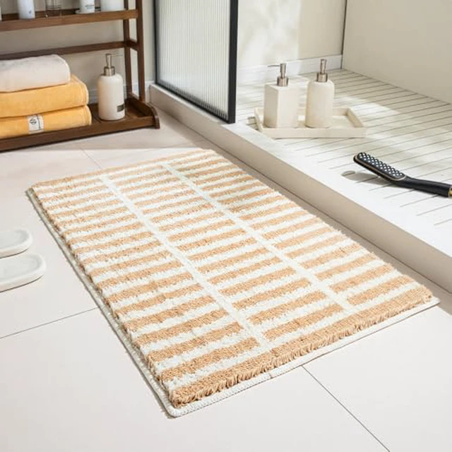 Alt view image 5 of 5 - GIB Bathroom Rugs 24"x16", Extra Soft Absorbent Non Slip Washable Bath Mat