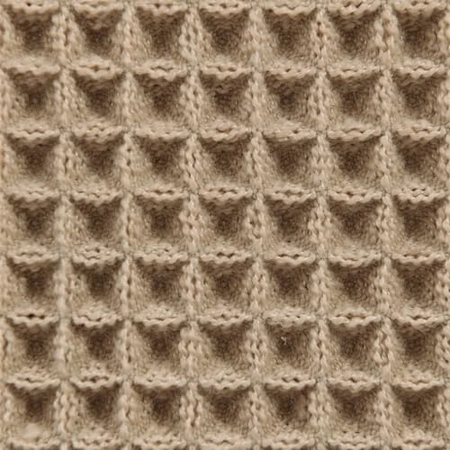 Alt view image 3 of 5 - JIUZHEN Set of 2 Waffle Bath Mats Boho Bath Rugs 16"x24"+20"x32", Brown
