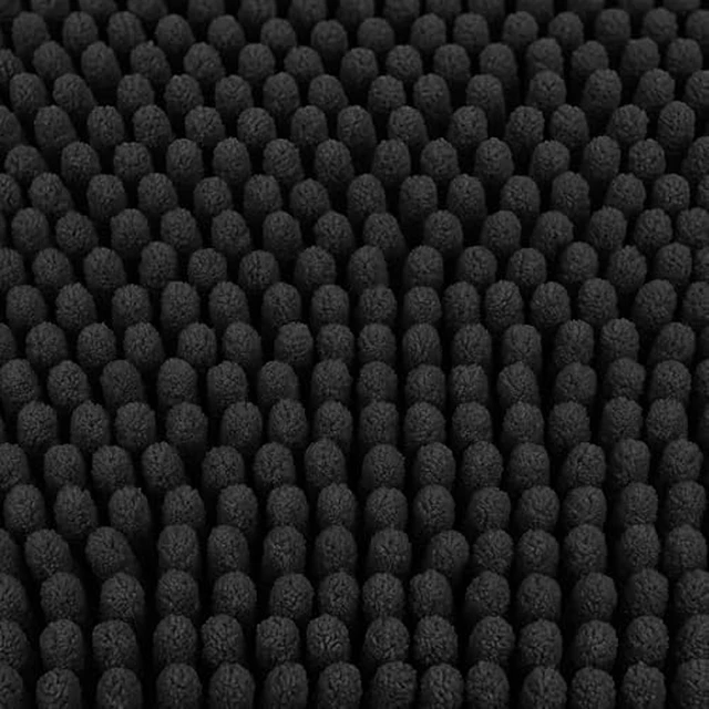 Alt view image 4 of 5 - Bcoimo Small Bath Rug Mat,24x17 Chenille High Absorbent Latte Bathroom Mats