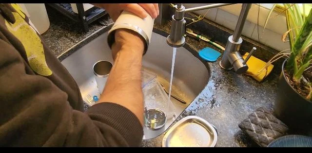 Alt view image 3 of 6 - Dish Sponge Kitchen Sponges,Scrub Sponges,Double Sided Cleaning,Non Scratch,Ultra fine Fiber Wiping+Stainless Steel Wire to Remove Stubborn Stains,Durable Thickening (Large 6-Pack)