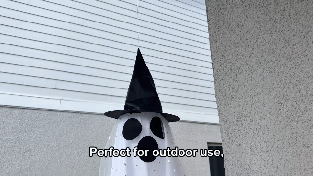 Alt view image 4 of 6 - Halloween Ghost Decorations Outdoor, Halloween Hanging Ghosts Decorations