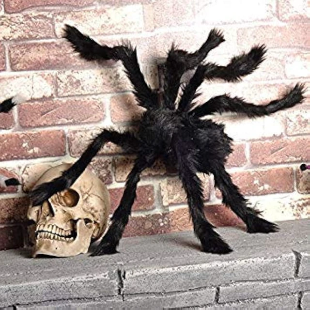 Main image of COOLJOY 35 INCH Halloween Decorations Spider Realistic Hairy Spider Halloween Party Decor for Outdoor Indoor