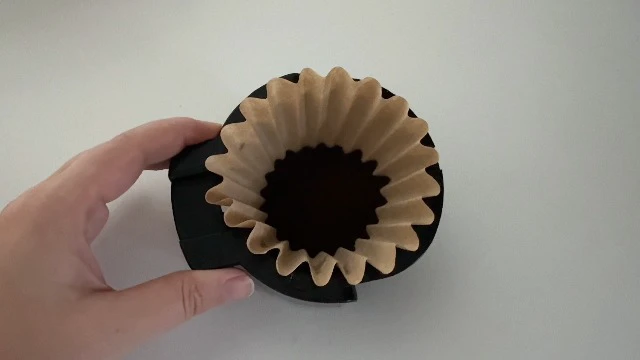 Alt view image 5 of 5 - 100 Pack 1-4 Cup Coffee Filters, Disposable Basket Coffee Filter for A Good Brew - Efficient and Convenient Small Coffee Filters 1 Cup - Eco-friendly and Biodegradable (Natural-1, 155/45)