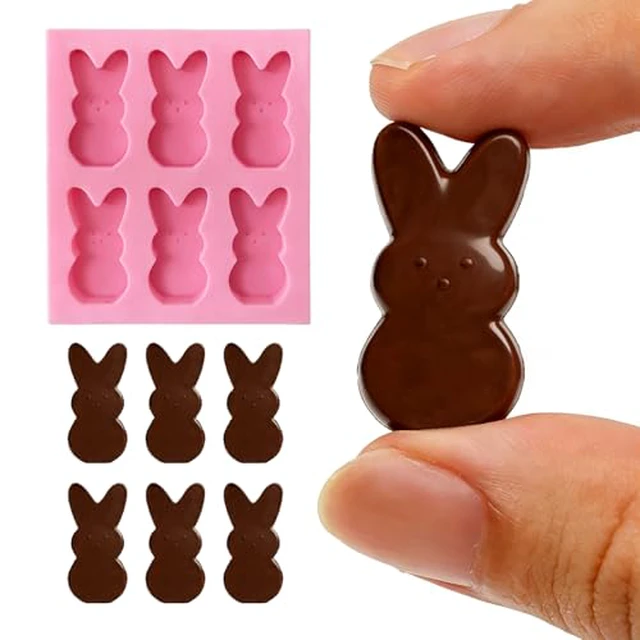 Alt view image 3 of 5 - 2 Pcs Christmas Chocolate Mold 3D Skull Designs DIY Pink Silicone Baking Molds Xmas Theme Food Grade Chocolate Candy Cake Moulds Homemade Cute Chocolate Mold for Christmas New Year Party Decor Gift