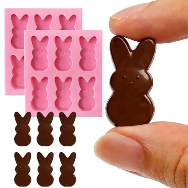 Alt view image 4 of 5 - 2 Pcs Christmas Chocolate Mold 3D Skull Designs DIY Pink Silicone Baking Molds Xmas Theme Food Grade Chocolate Candy Cake Moulds Homemade Cute Chocolate Mold for Christmas New Year Party Decor Gift