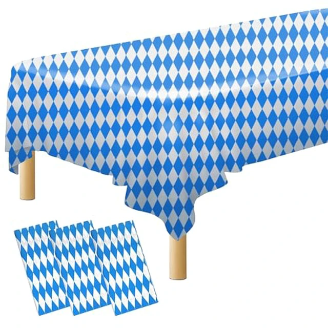 Alt view image 3 of 6 - Iceyyyy 3 Packs Disposable Halloween Skeleton Tablecloth - 54" x 108" Plastic Waterproof Halloween Tablecover, Rectangular Halloweens Skeleton Table Cover for Ghost Themed Party Home Decor