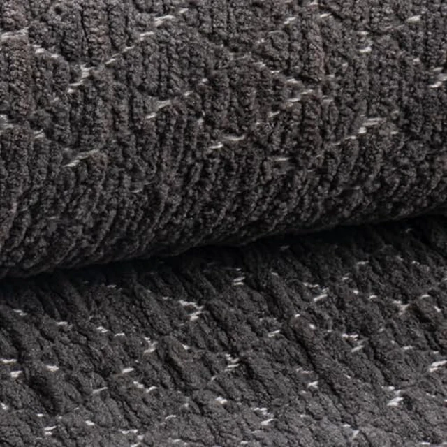 Alt view image 5 of 5 - Ultra Thin Non Slip Bath Mat with Rubber-Backing Braided Absorbent