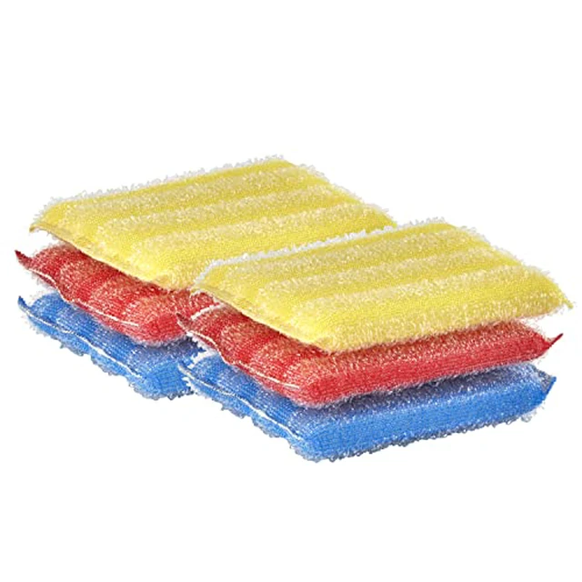 Alt view image 3 of 3 - and Silver Kitchen Sponge Scrubber, Heavy Duty Metallic Sink, Pot, Dish Washing Scrubber Non-Scratch, Non-Metal, Kosher Sponge, Pack of 12 (Superio)