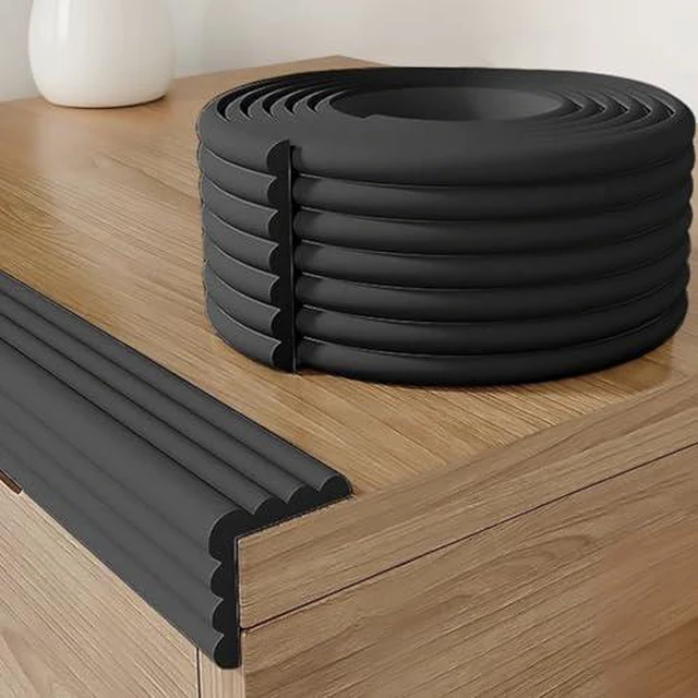 Alt view image 4 of 6 - Baby Corner Guards 13.12 FT-Ultra Soft Sponge Edge & Corner Protectors,Desk Edge Cushion,for Furniture,Table,Fireplace - Safety Bumper with Strong Adhesive Tape,White,3.15 Inch Wide
